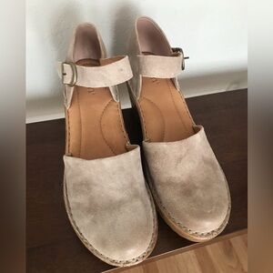 Born Brand Suede Wedges